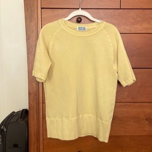 Velvasheen short sleeve sweatshirt